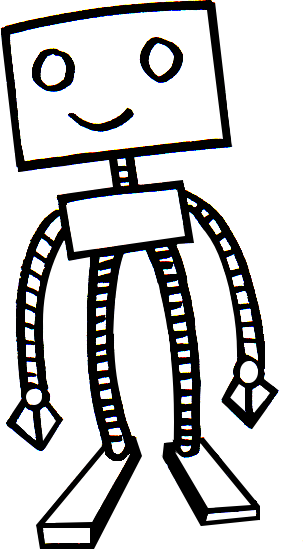 Robot mascot